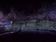 Погоня полиции завершилась взрывом грузовика и пожаром в драматической сцене, запечатленной на камеру